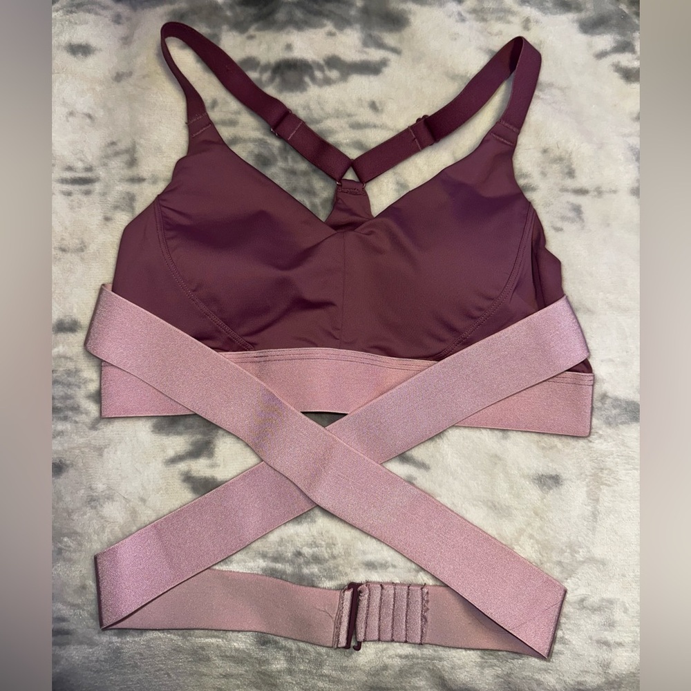 Adore me sports bra with crisscross straps